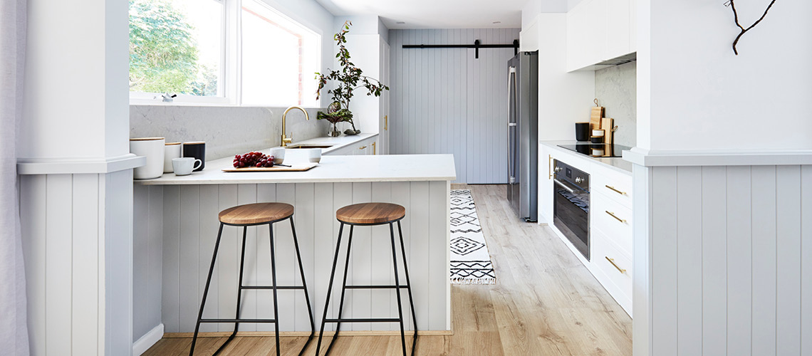 Design ideas for Galley kitchen layouts.